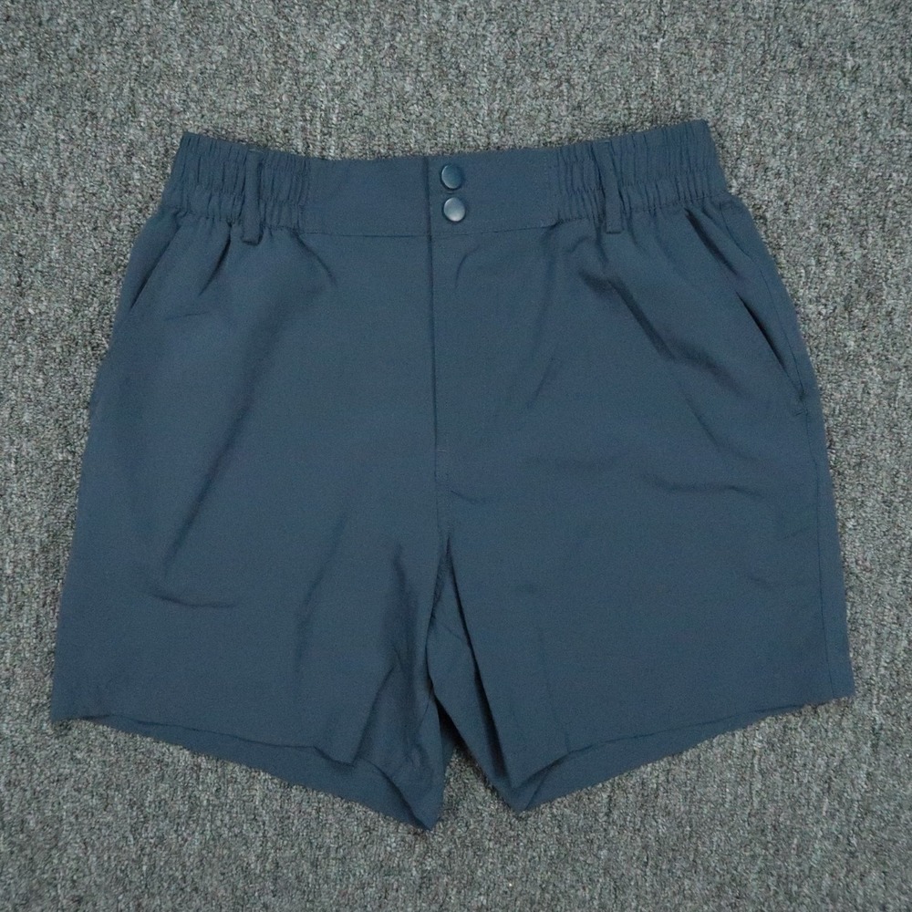 Burlebo Shorts Mens Small Blue Everyday Zip Pocket Texas Flag Pocket Print
